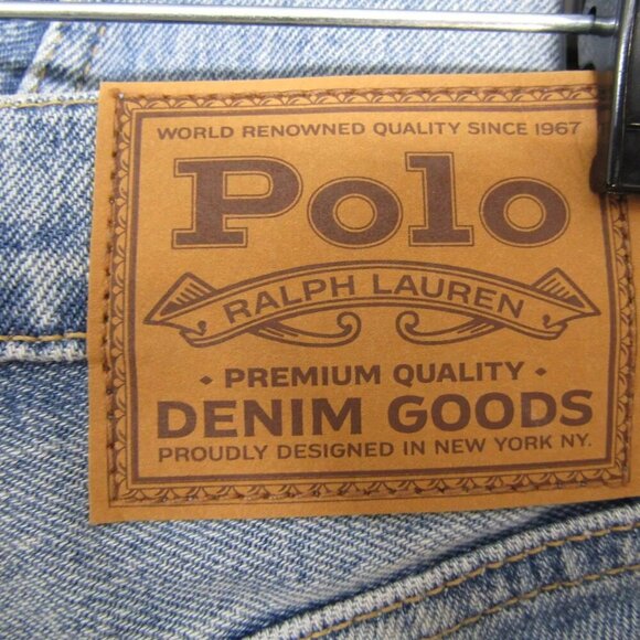NEW POLO RALPH LAUREN Womens Crop Flare Distressed Jeans Size 27 Dossi Blue - Picture 13 of 16